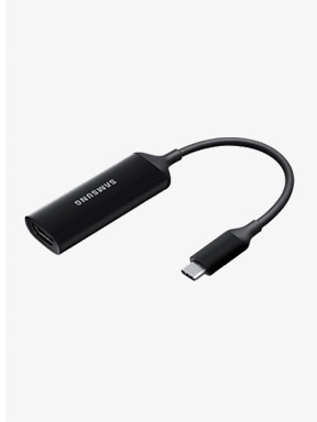 محول HDMI بمنفذ USB Type-C باللون الأسود.