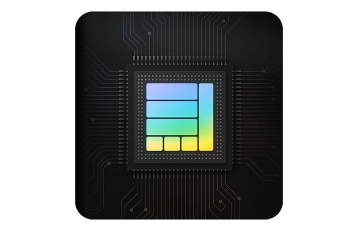 Illustration of the advanced processor inside Galaxy series phones