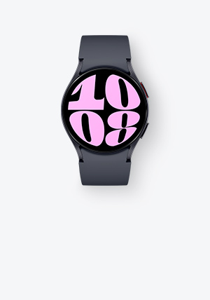 Graphite-värinen 40 millimetrin Galaxy Watch6.