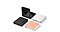 چوار ئامێری Galaxy Z Flip6 بە ڕەنگەکانی ڕەشی دەستکرد و سپی و قۆخی بە شێوەیەکی تیرەیی ڕێکخراون. سێ ئامێری نووشتاوە لە دواوە دەبینرێن. ئامێرێک لە دۆخی FlexModeـدا نیشان دەدرێت.