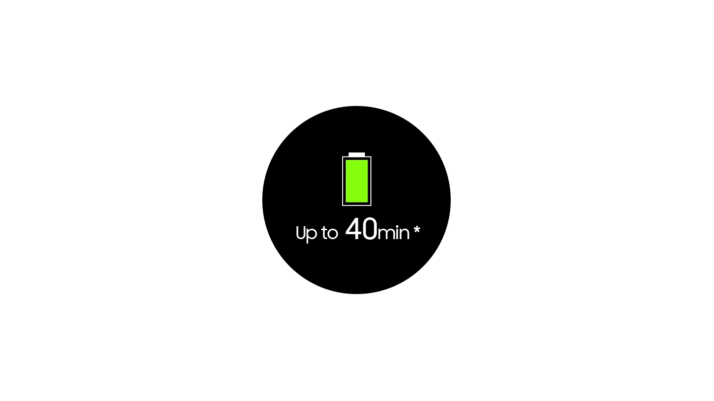 Deri në 40 minuta* pastrim