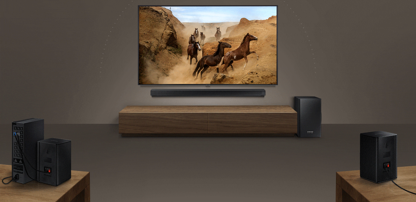 Wireless surround sound ready