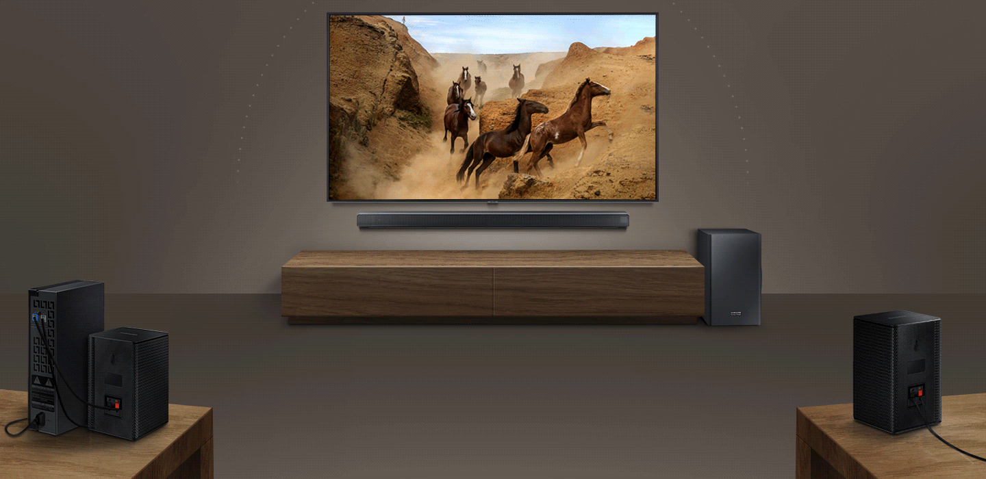 Wireless surround sound ready