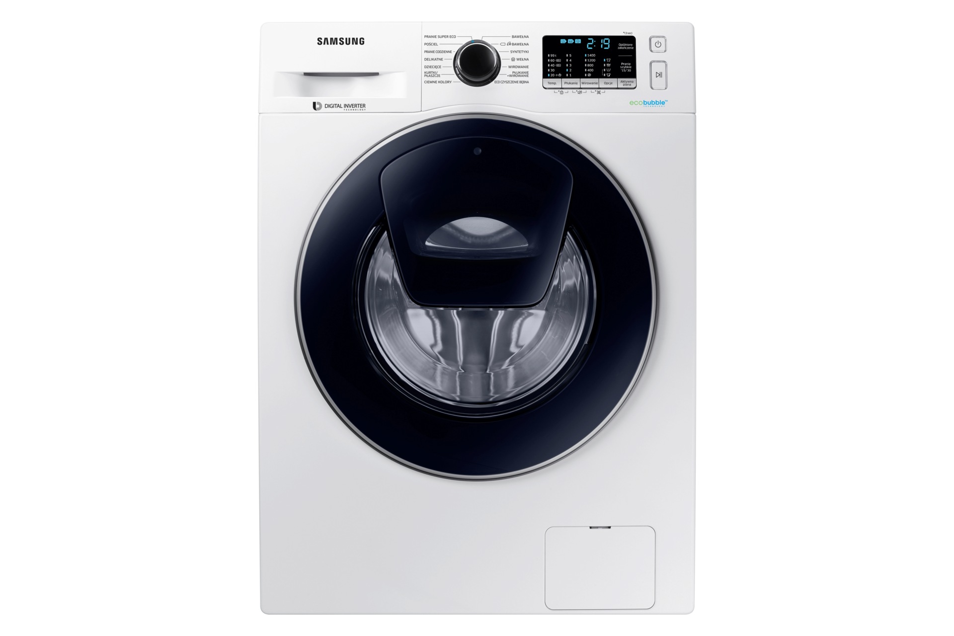 WW70K5410UW - 7 kg pesemine,
Add Wash