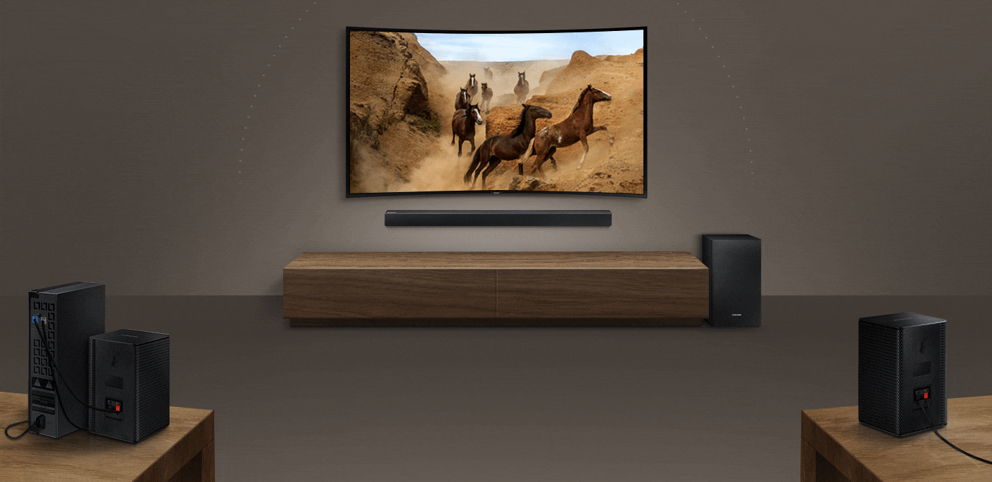 Wireless surround sound ready