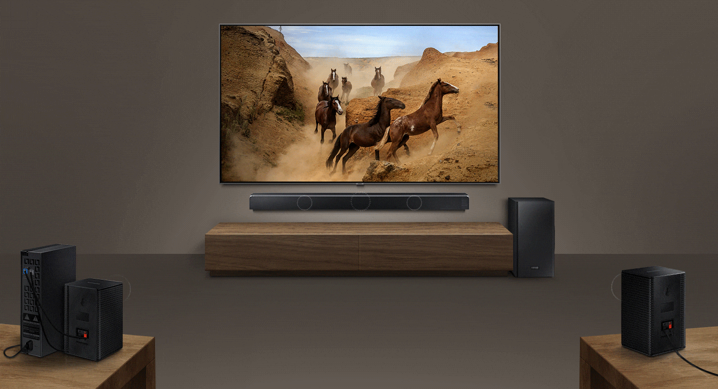Wireless surround sound ready