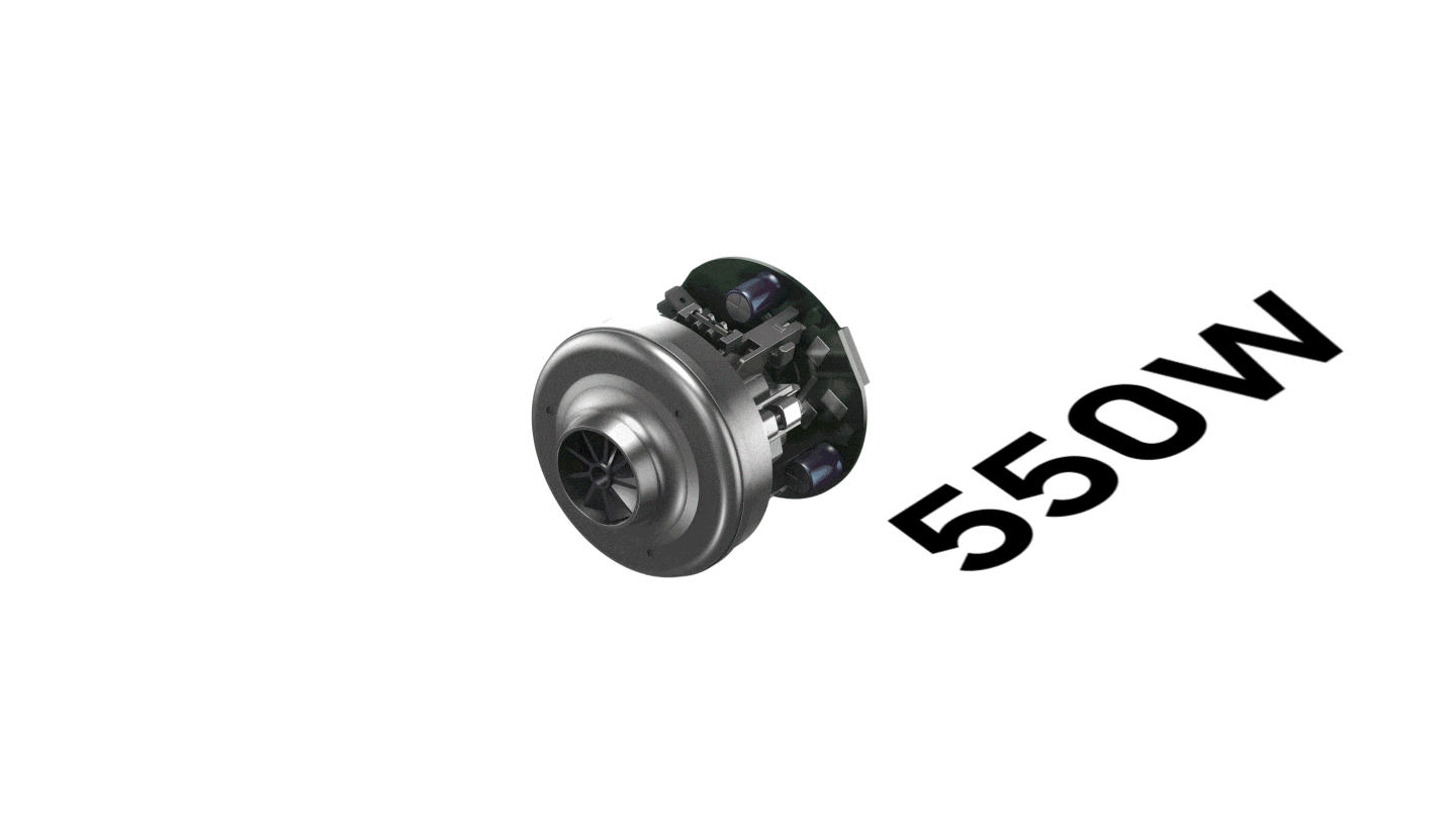 Strong suction power