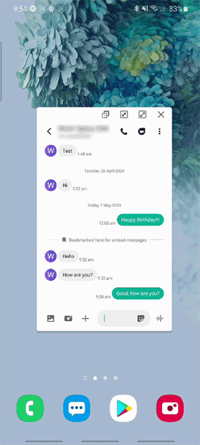 Minimise & Maximise chat window