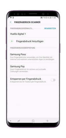 GIF Fingerabdruck Scan