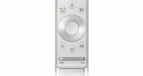 Samsung Smart Remote - Aufrufen des Menüs eines Samsung Smart TV
