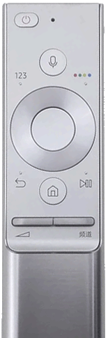 Home-knop op de Samsung Smart Remote
