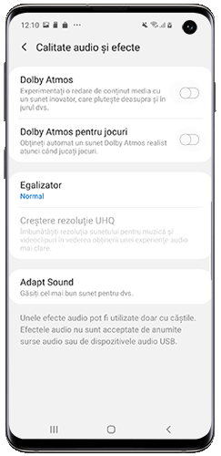 Activați Dolby Atmos
