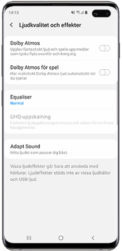Aktivera Dolby Atmos