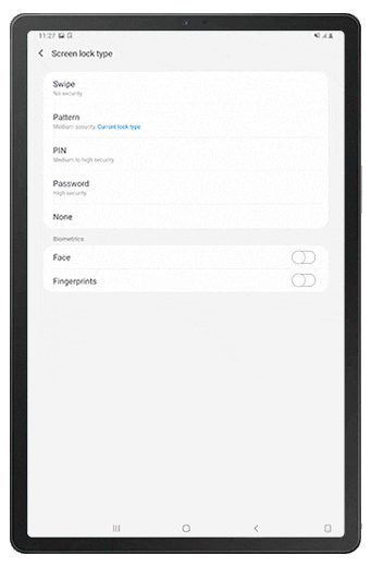 Tap Face Recognition Switch