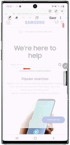 Write note with S Pen, then tap the Transparency icon and slide the bar left or right to adjust transparency