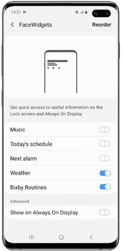 Tap the switch to deactivate Music