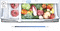 There are Dual Temp icon and Single Temp icon, and Dual Temp is enabled. The chill part is filled with meat and the cool part with vegetables. The space filled with meat and vegetables can be adjusted as desired. Depending on the movement of the space, the arrows of Chill and Cool also move.
