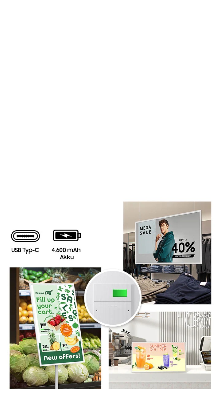 Move freely, display flexibly