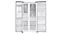 The arrows indicate that the refrigerator has more storage space than before. SpaceMax™ technology allows you to store more food.