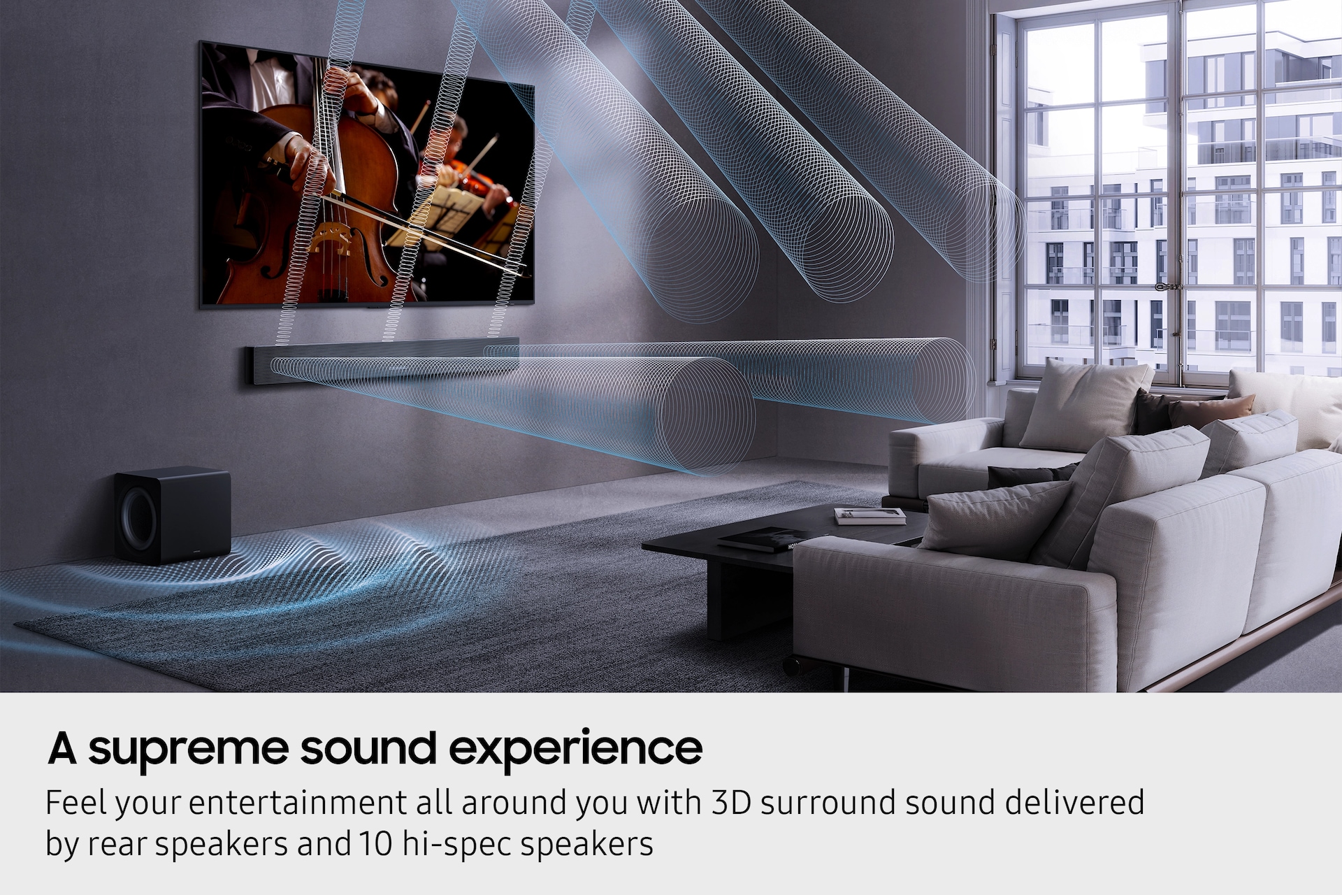 HW-QS750F/XU , QS750F Q-Series 5.1.2ch Soundbar with Subwoofer & Rear Speakers (2025)