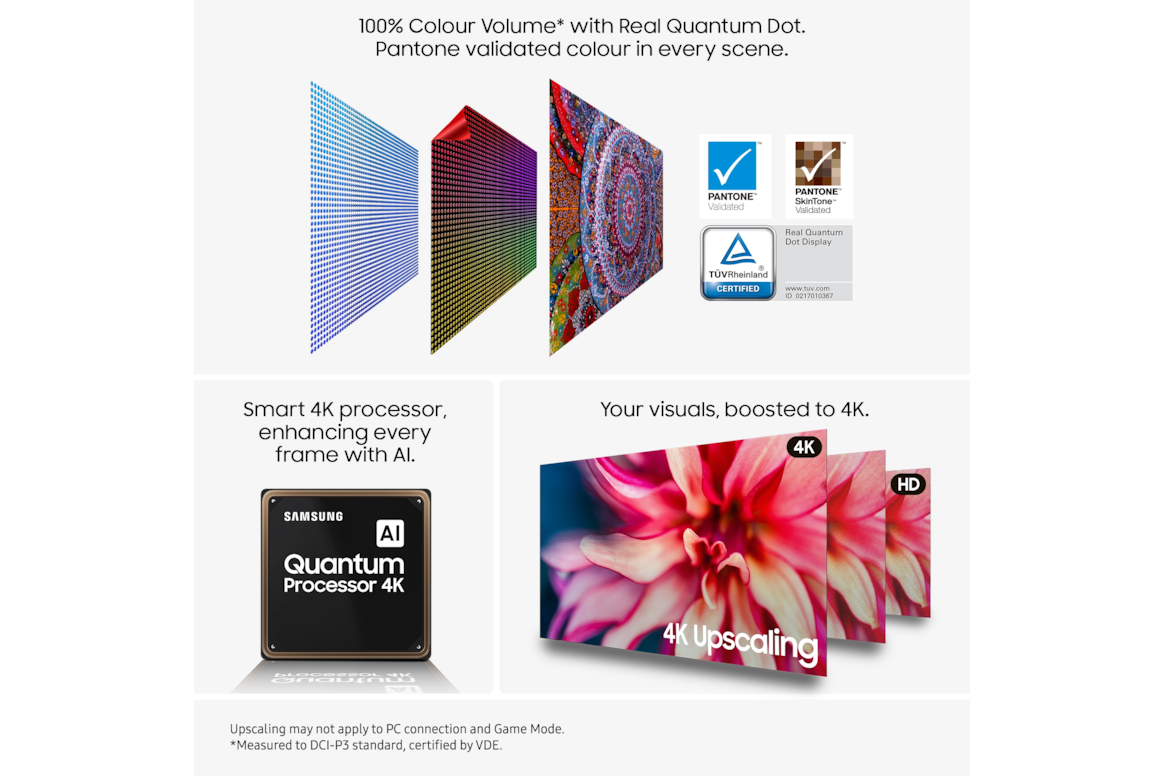 43" QLED Q7F2 4K Vision AI Smart TV (2025) Black