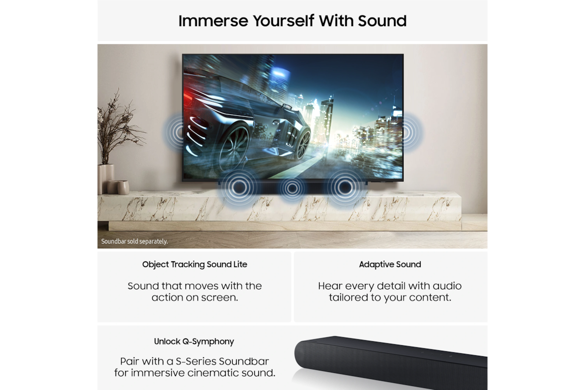 55" QLED Q7F5 4K Vision AI Smart TV (2025) Black