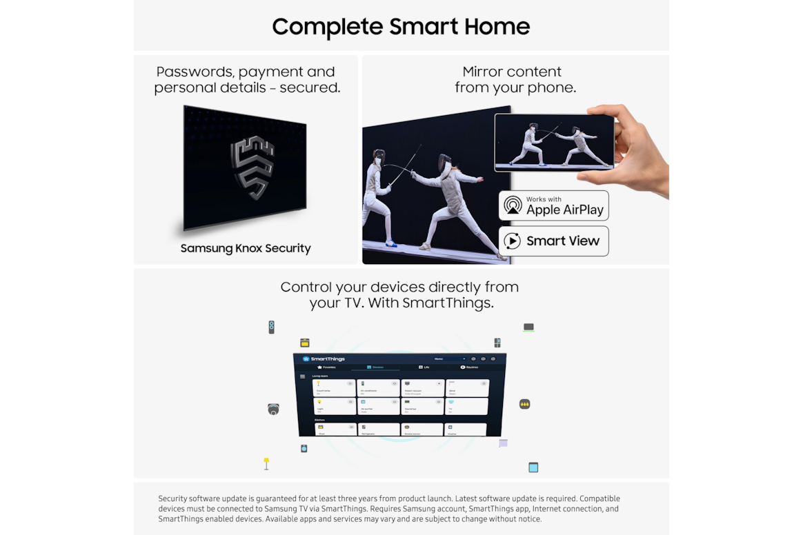 55" QLED Q7F5 4K Vision AI Smart TV (2025) Black