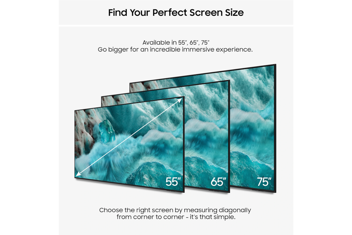 55" QLED Q7F5 4K Vision AI Smart TV (2025) Black