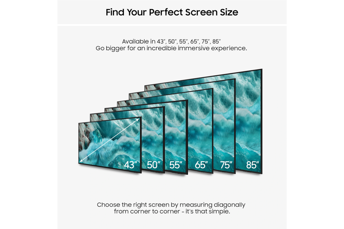 55" QLED Q7F 4K Vision AI Smart TV (2025) Black