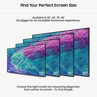 55" Neo QLED QN1EF 4K Vision AI Smart TV (2025) Black