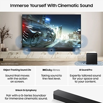 55" Neo QLED QN80F 4K Vision AI Smart TV (2025) Gray