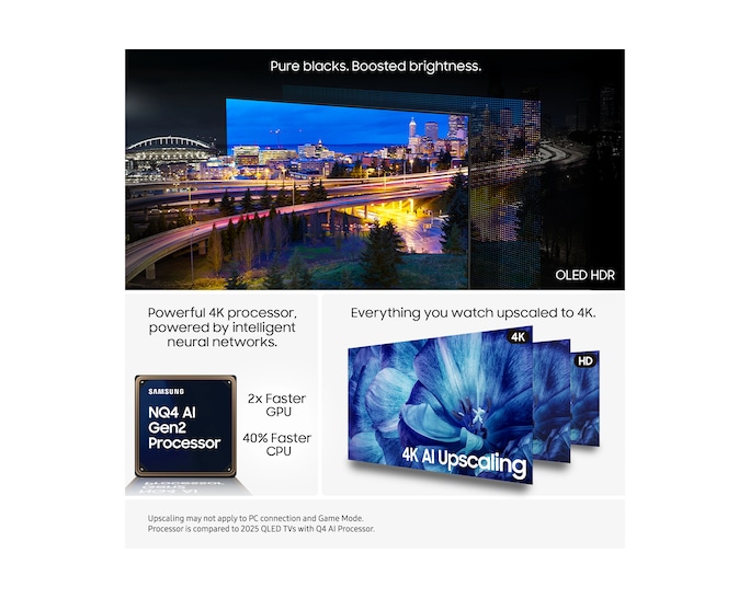 55" OLED S85F 4K Vision AI Smart TV (2025) Graphite, 55" OLED S85F 4K Vision AI Smart TV (2025)