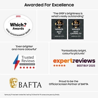 55" OLED S95F  4K  Vision AI Smart TV (2025) Black