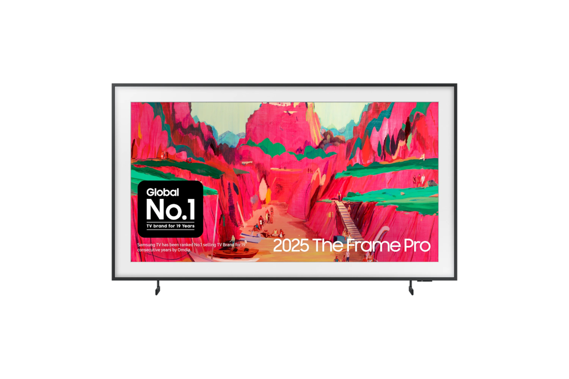 65" The Frame Pro Neo QLED 4K Vision AI Smart TV (2025) Black