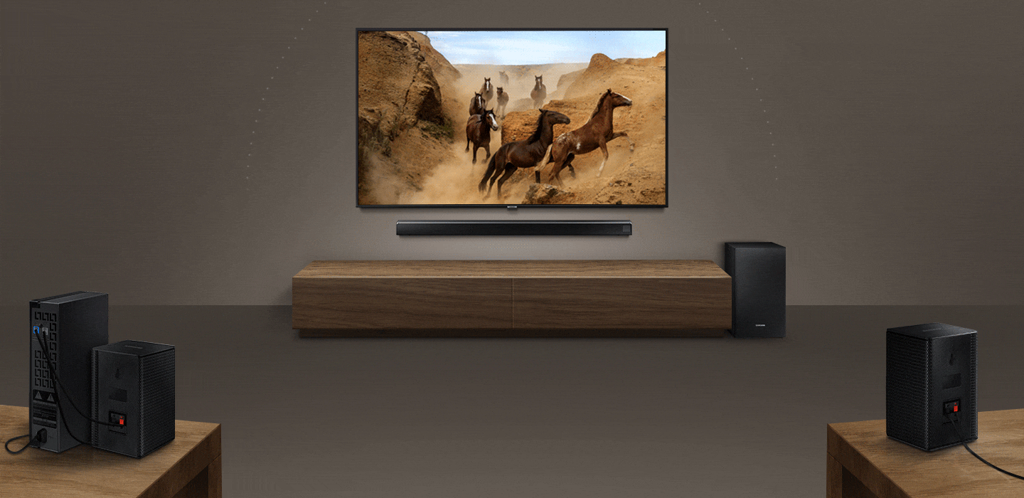 Wireless surround sound ready