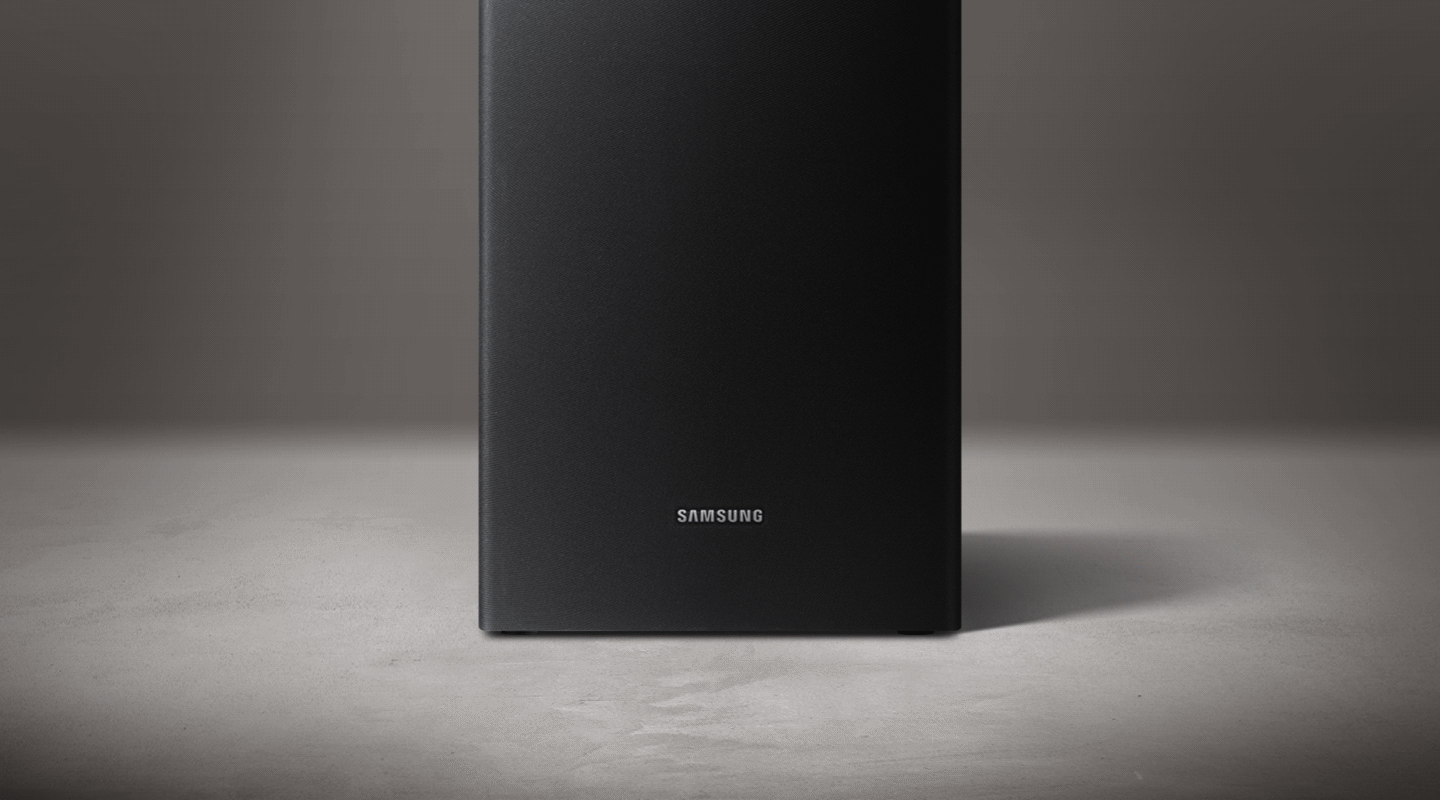 Samsung Soundbar with wireless subwoofer