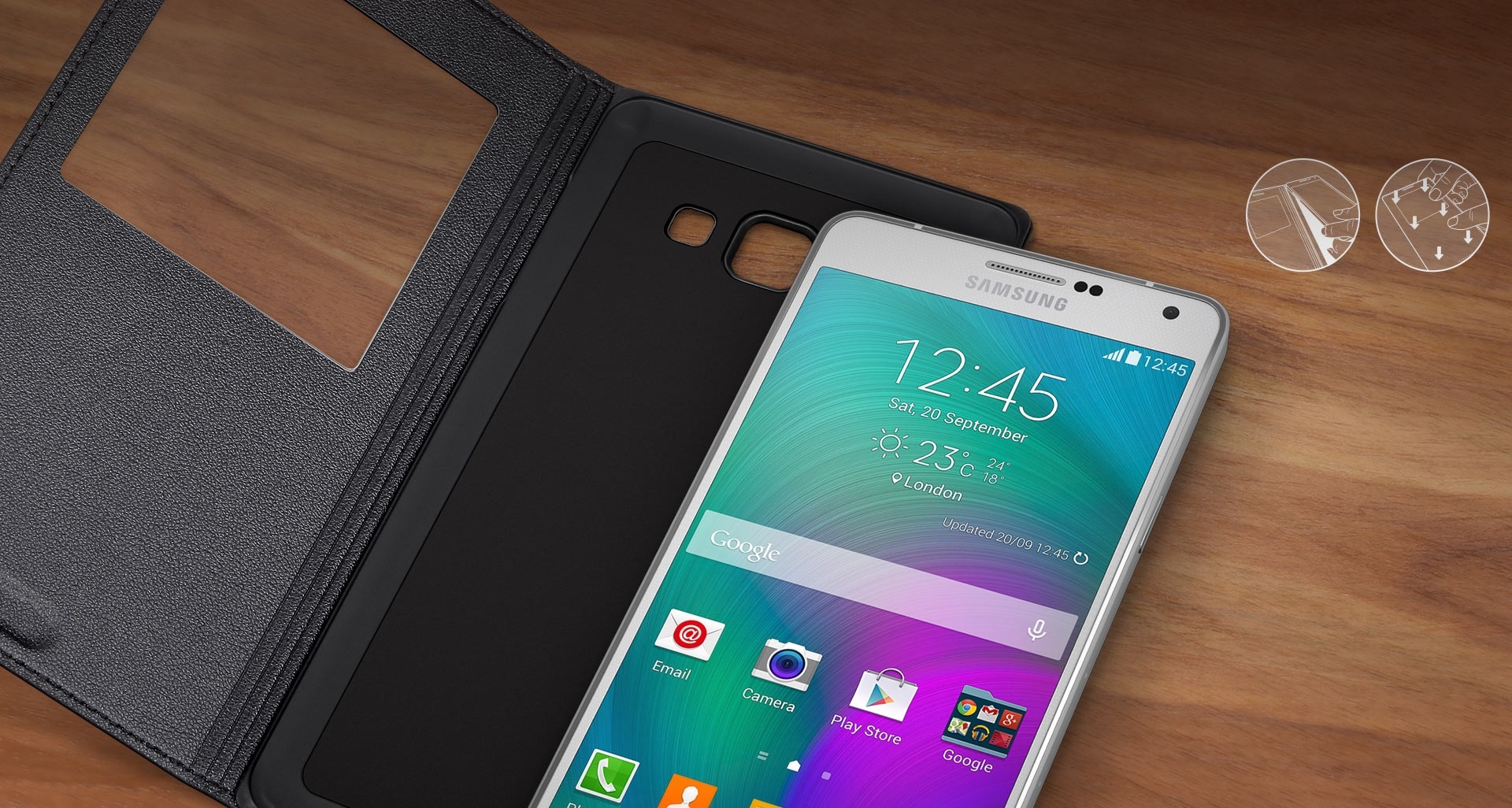 Highly protective and easily applicable