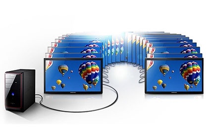 Stay in the loop with DVI-out.