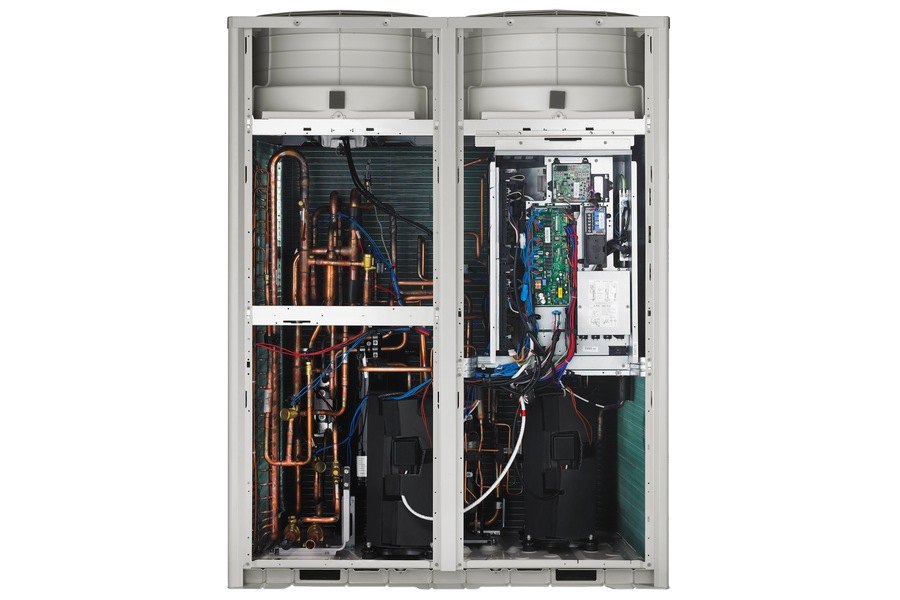 AM140FXVCGH 14HP DVM S Heat Pump AM140FXVCGH FullOpen Grey