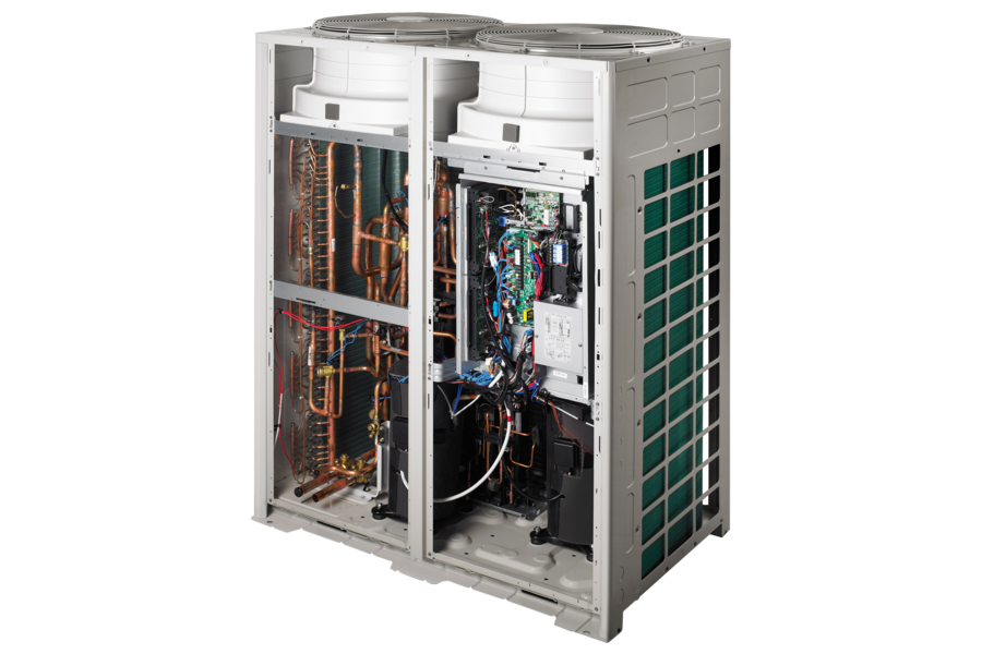 AM160FXVCGH 16HP DVM S Heat Pump AM160FXVCGH Birdview Open White