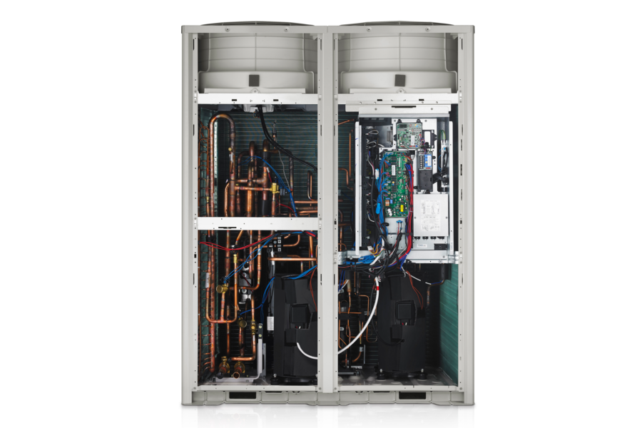 AM180HXVCNH 18HP DVM S Heat Pump AM180HXVCNH/ID Front Open White