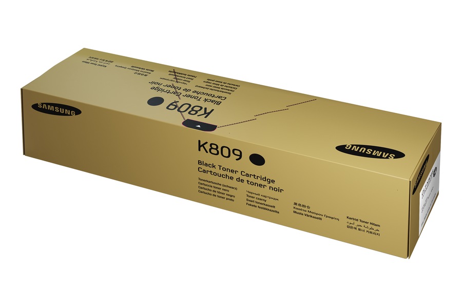 CLT-K809S - Black Toner Cartridge K809S Front Silver