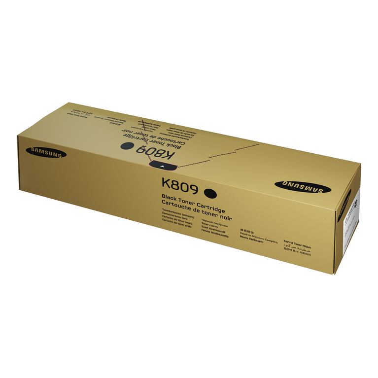CLT-K809S - Black Toner Cartridge K809S Front Silver