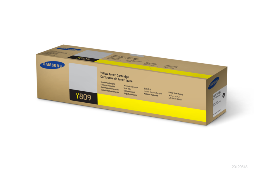 CLT-Y809S - Yellow Toner Cartridge Y809S Box Gold