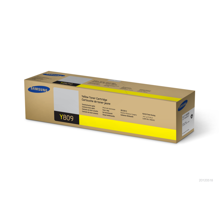 CLT-Y809S - Yellow Toner Cartridge Y809S Box Gold