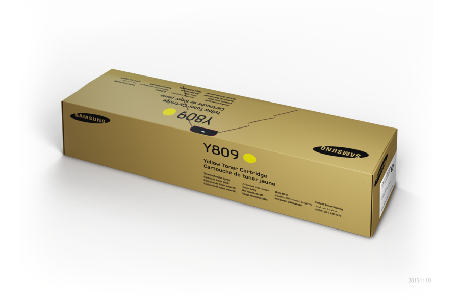 CLT-Y809S - Yellow Toner Cartridge Y809S Box Gold