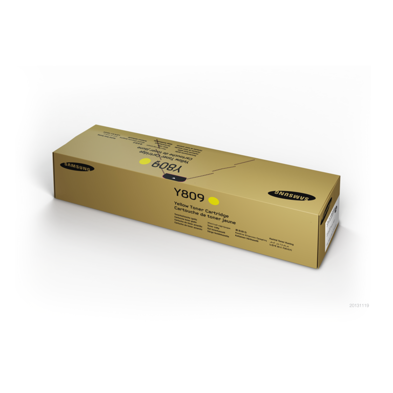 CLT-Y809S - Yellow Toner Cartridge Y809S Box Gold