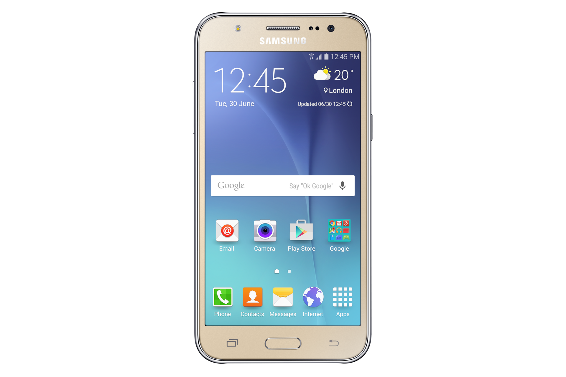 SM-J500F/DS Front Gold