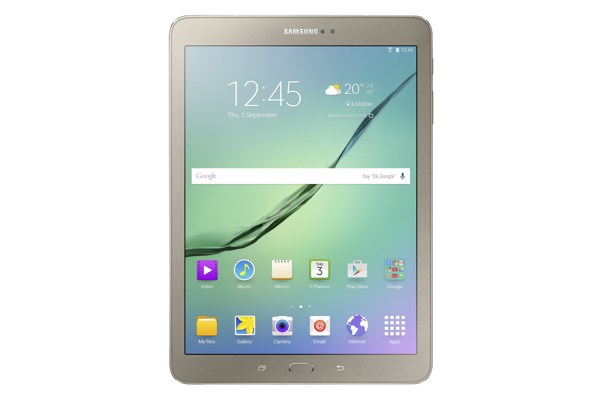 SM-T819 Front Gold