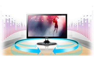 The total audio-video solution with built-in speakers